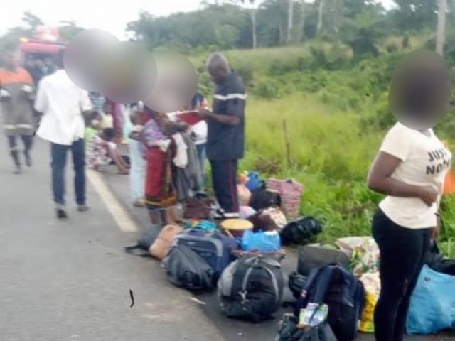 ADZOPE : UN CAR DE 70 PLACES FAIT 24 VICTIMES DONT DEUX EN URGENCE ABSOLUE APRES UNE SORTIE DE ROUTE