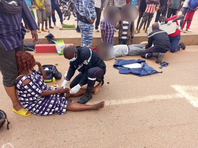 REGION DU TCHOLOGO : DEUX COLLISIONS DE MOTOS FONT 4 VICTIMES A FERKESSEDOUGOU