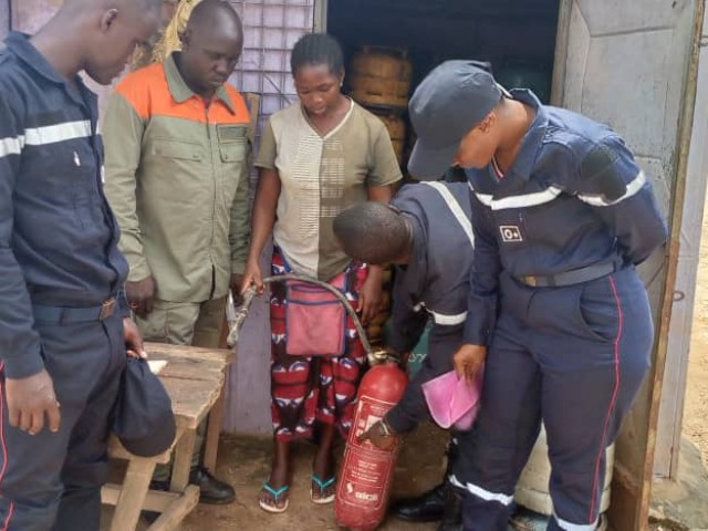 SECURITE INCENDIE : LES POMPIERS CIVILS DU SUD-COMOE ET DU HAUT-SASSANDRA SENSIBILISENT LES POPULATIONS