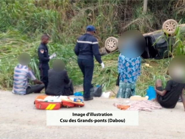ACCIDENTS DE LA CIRCULATION : UNE COLLISION ET UNE SORTIE DE ROUTE FONT 5 VICTIMES A SASSANDRA ET A DABOU