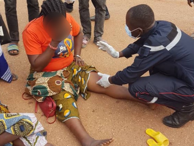 REGION DU TCHOLOGO : 2 MOTOS ENTRENT EN COLLISION A FERKESSEDOUGOU