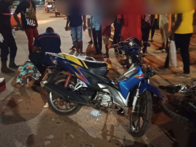 06 VICTIMES APRES DEUX ACCIDENTS IMPLIQUANT 05 MOTOS ET UN TAXI A DIVO ET ABENGOUROU