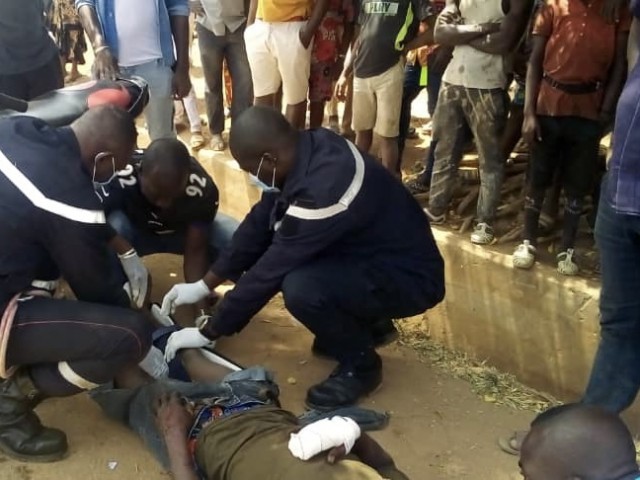 COLLISION MORTELLE ENTRE DEUX MOTOCYCLISTES A TOUBA
