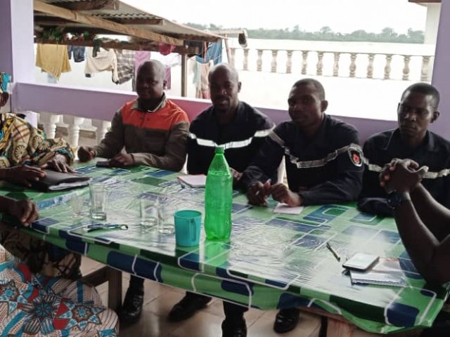 SASSANDRA : LES POMPIERS CIVILS DU GBOKLE CONTINUENT LA SENSIBILISATION DANS LES  ZONES A RISQUE