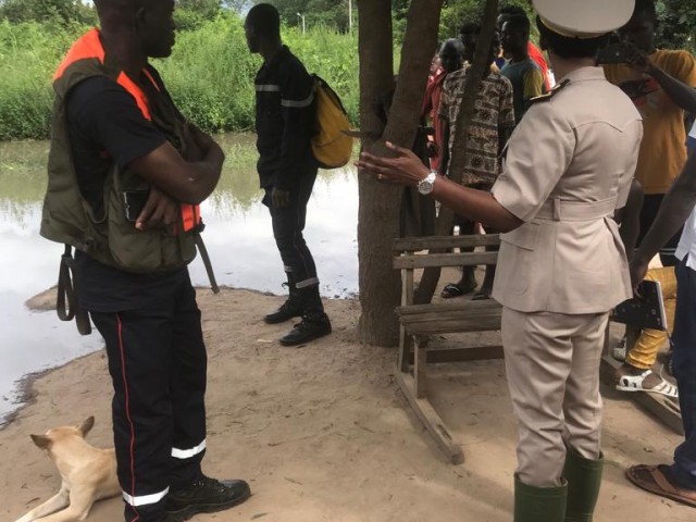 DAOUKRO /INONDATION : LES POMPIERS CIVILS EN VISITE SUR LES SITES INONDES