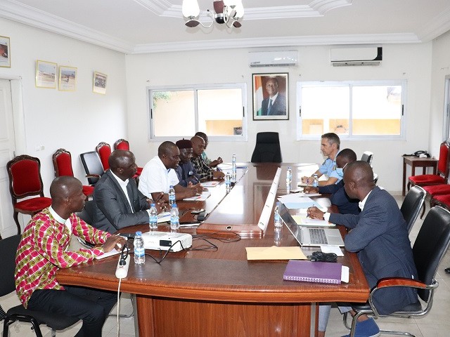 ONPC : LES EXPERTS DE L’AUTORITE DU BASSIN DU NIGER (ABN) EN SEANCE DE TRAVAIL AVEC LA DIRECTION DE L’OFFICE NATIONAL DE LA PROTECTION CIVILE (ONPC)