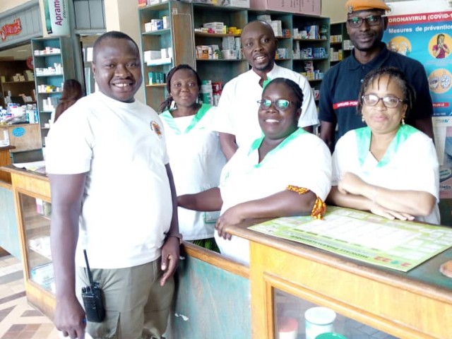 REGION DU N’ZI : DES PHARMACIES VISITEES PAR LES POMPIERS CIVILS A DIMBOKRO 