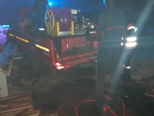 GUIGLO : UN FEU DE BOIS ETEINT PAR LES POMPIERS CIVILS DU CAVALLY