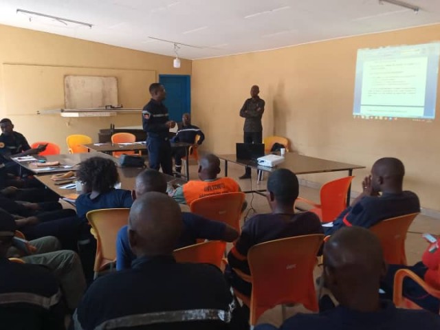 RENFORCEMENT DE CAPACITES : LES POMPIERS CIVILS DU HAUT-SASSANDRA FORMES SUR LE TRAVAIL EN EQUIPE
