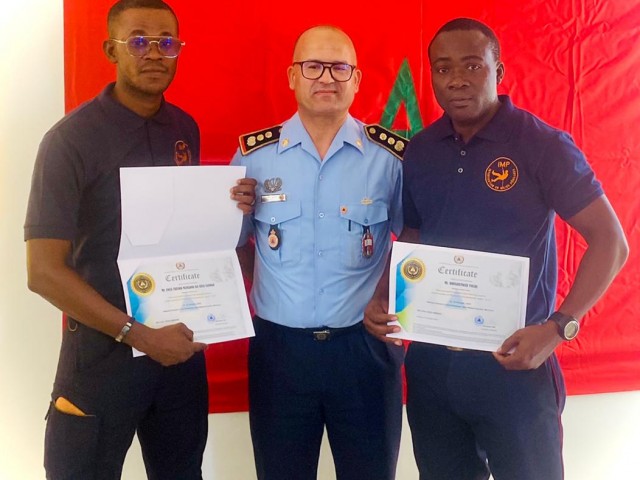 PROTECTION CIVILE : FIN DE LA FORMATION SUR L’INTERVENTION EN MILIEUX PÉRILLEUX AU MAROC