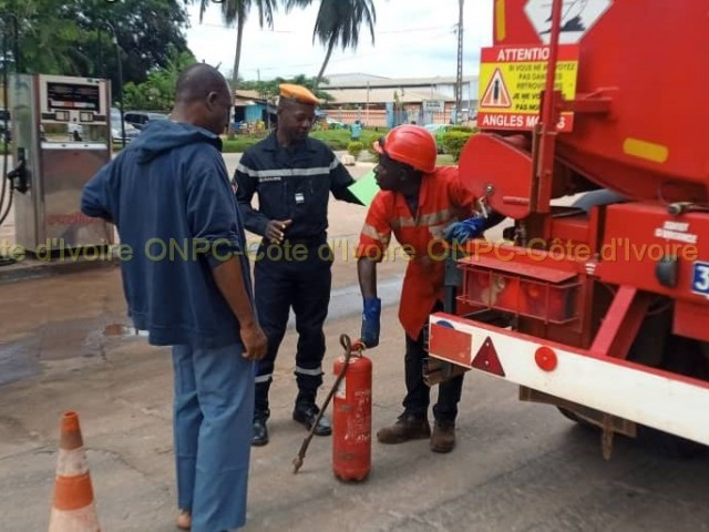 LES POMPIERS CIVILS DU HAUT-SASSANDRA SENSIBILISENT SUR LE TMD