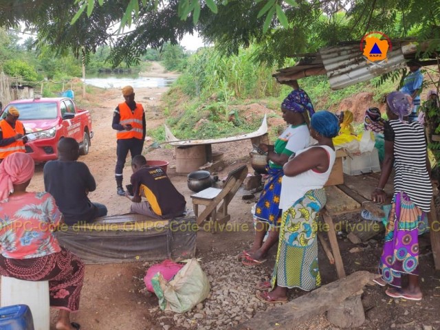 AGBOVILLE : LES HABITANTS DU QUARTIER MOSSIKRO SENSIBILISES SUR LES RISQUES D’INONDATION