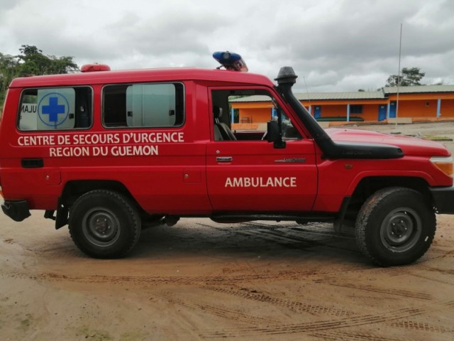 DUEKOUE : UNE PARTURIENTE PRISE EN CHARGE PAR LES POMPIERS CIVILS