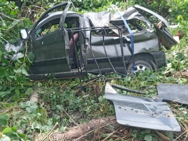 ACCIDENT DE LA CIRCULATION A ABOISSO : 19 VICTIMES SECOURUES PAR LES POMPIERS CIVILS
