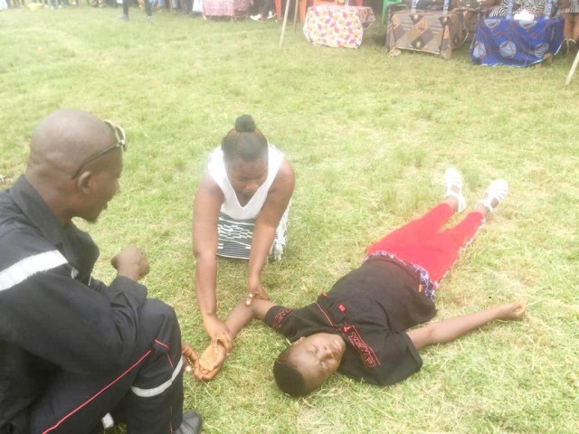 UNE CENTAINE DE JEUNES INSTRUITS SUR LES MISSIONS DES POMPIERS CIVILS ET LES GESTES DE PREMIERS SECOURS A ZIONDROU