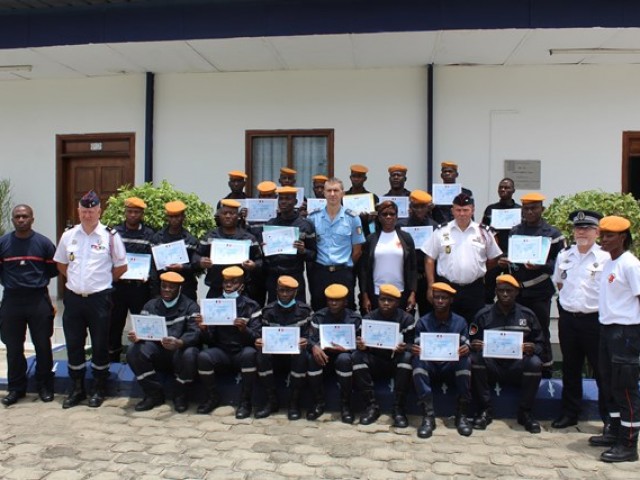 FORMATION DES CHEFS D’AGRES : LA SECONDE VAGUE DES POMPIERS CIVILS PRETE POUR LE TERRAIN