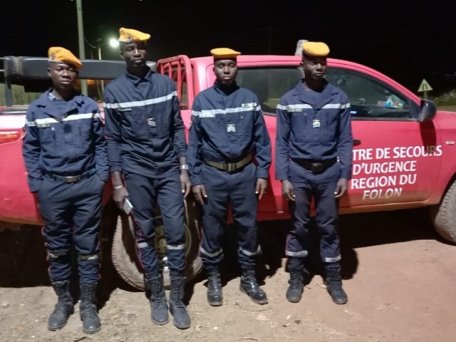 LES POMPIERS CIVILS DU FOLON PARTICIPENT A LA SECURISATION DES FETES DE FIN D’ANNEE