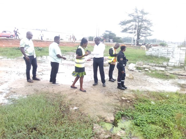 LES POMPIERS CIVILS PARTICIPENT À LA RÉALISATION DE LA CARTOGRAPHIE DES ZONES À RISQUES D’AGBOVILLE, D’ABOISSO ET DE GRAND-BASSAM 