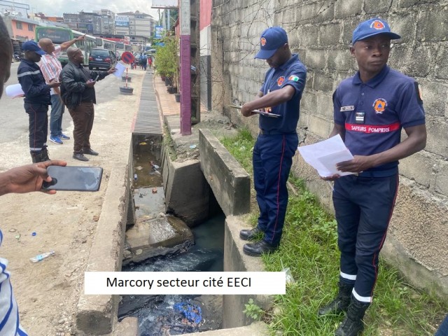 INONDATION : L’ONPC CONTINUE LES VISITES SUR LES SITES A RISQUE DU DISTRICT D’ABIDJAN