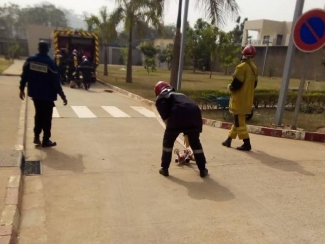 MAN : EXERCICE DE SIMULATION REUSSI POUR LES POMPIERS CIVILS