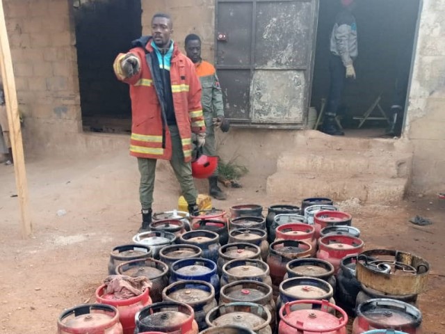 UN DEPOT DE GAZ PART EN FUMEE A DAOUKRO