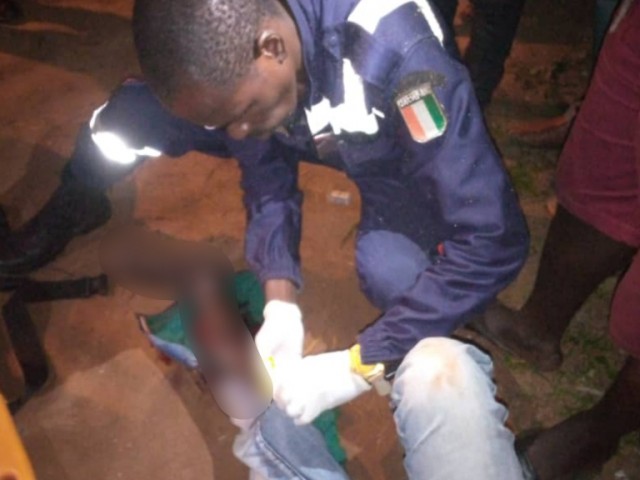 DIVO : UNE VICTIME APRES UN BRAQUAGE SAUVEE PAR LES POMPIERS CIVILS DU LOH-DJIBOUA