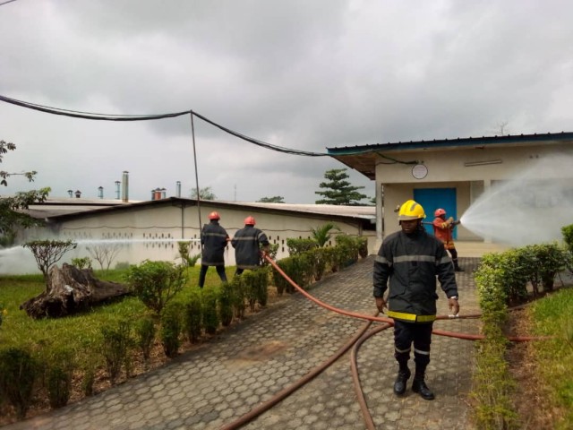 PREVENTION : LES POMPIERS CIVILS DES GRANDS PONTS PARTICIPENT A UN EXERCICE DE SIMULATION