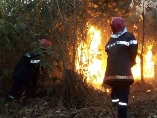 LES POMPIERS CIVILS INTERVIENNENT SUR DEUX INCENDIES A TOUBA ET DIMBOKRO
