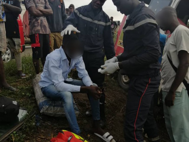 ABOISSO : QUATRE (04) PERSONNES BLESSEES DANS UN ACCIDENT DE LA CIRCULATION