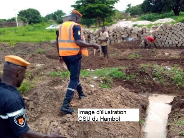 KATIOLA : LES HABITANTS DU QUARTIER KONANKAHA SENSIBILISES SUR LES RISQUES D’INONDATION