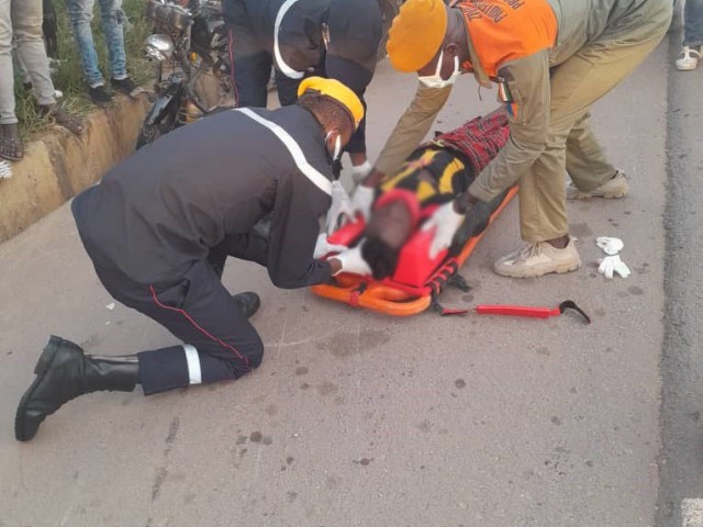 DES VICTIMES D’ACCIDENT DE LA ROUTE SECOURUES A AGBOVILLE ET ABENGOUROU