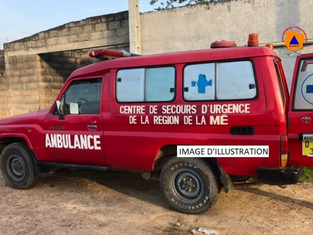 ADZOPE : 05 VICTIMES DONT UN DECES DANS UNE COLLISION ENTRE UNE MOTO ET UN CAMION DE TRANSPORT DE MARCHANDISES