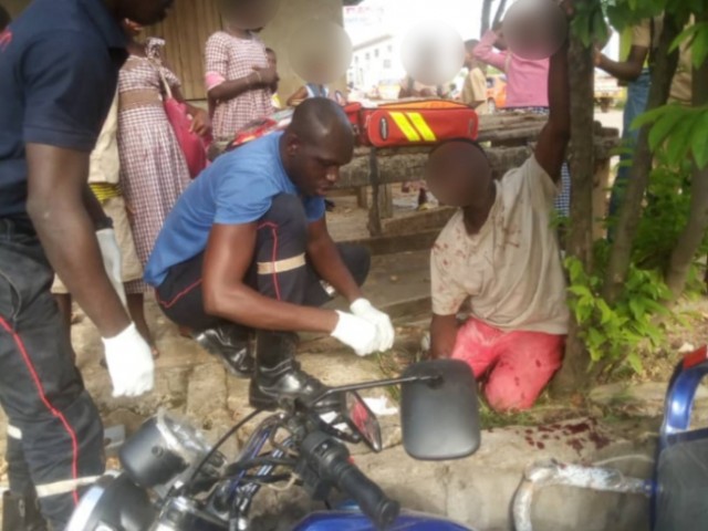 SOUBRE : 04 BLESSES DANS UNE COLLISION ENTRE MOTOCYCLISTES