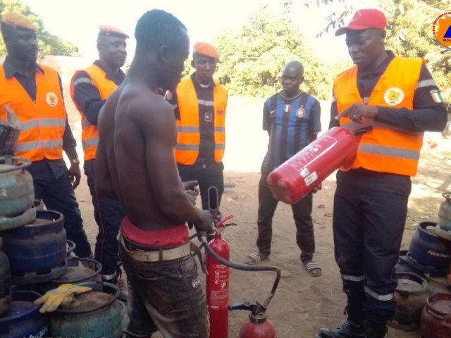 FERKESSEDOUGOU /SECURITE INCENDIE : DES GERANTS DE DEPOT DE GAZ SENSIBILISES SUR LES DANGERS DE LEUR ACTIVITE
